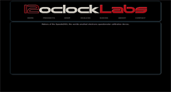 Desktop Screenshot of 12oclocklabs.com